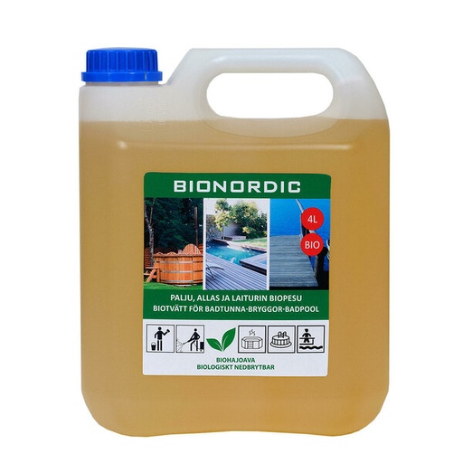 BIONORDIC Palju-,allas ja laiturin biopesu 4 L