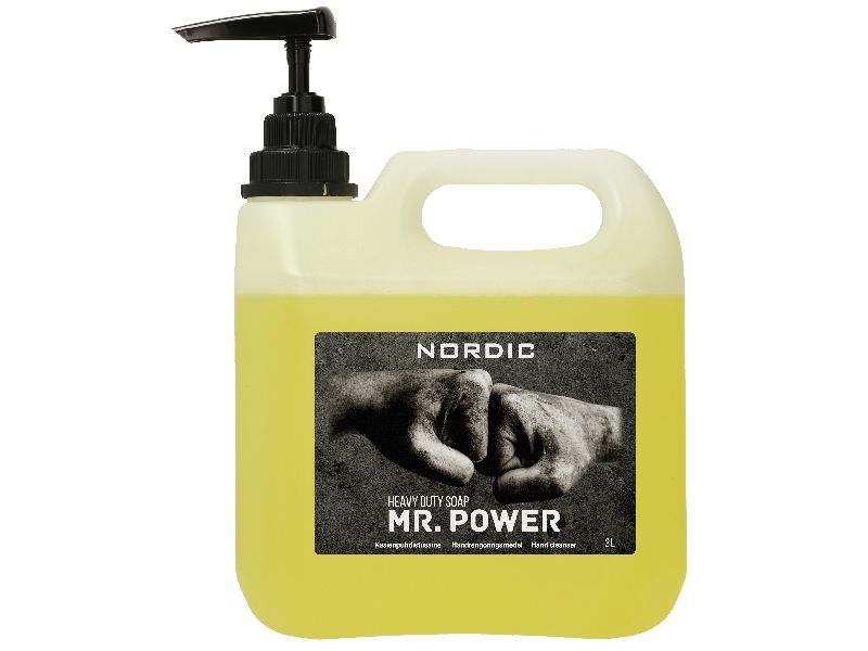 NORDIC Mr. Power Käsienpuhdistusaine 3 L pumpulla