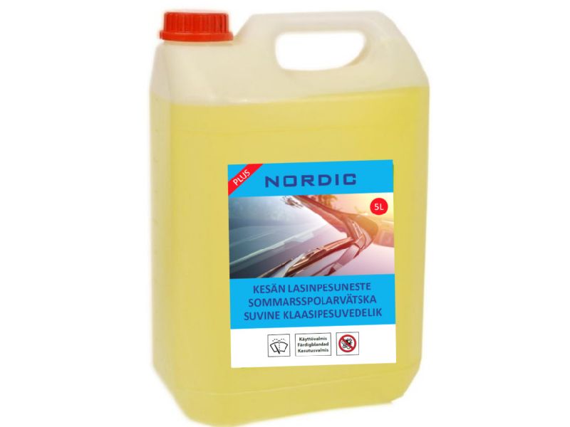[79012108] NORDIC Tuulilasinpesuneste Kesä+ 5 L