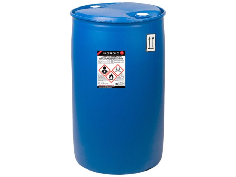 [79012112] NORDIC Tuulilasinpesuneste Metanoli -70 200 L