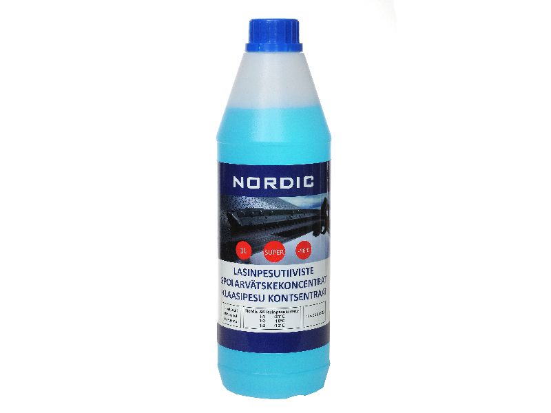 NORDIC Tuulilasinpesuneste Etanoli -96 Premium 1 L 