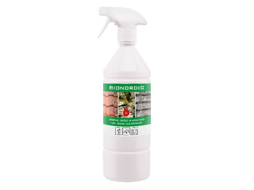 [91459] BIONORDIC Sammal-, jäkälä- ja hometuho 1 L spray