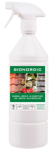 [91459] BIONORDIC Sammal-, jäkälä- ja hometuho 1 l spray