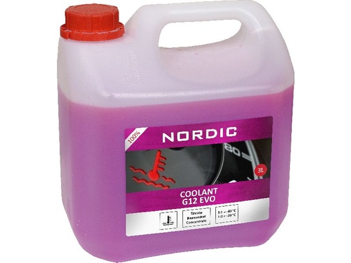 [79037004] NORDIC Jäähdytinneste G12 EVO 100% 3 L