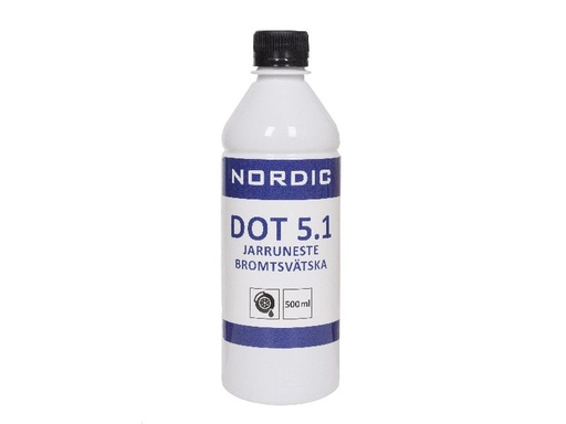 [79080005] Nordic Jarruneste DOT 5.1 0,5 L 
